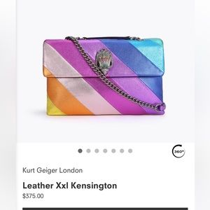 Xxl Rainbow metallic bag